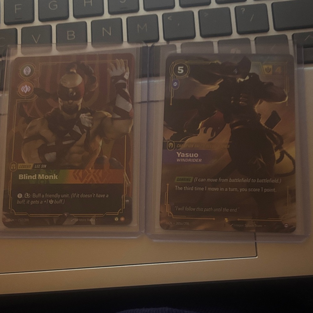 Blind‎ Monk and Yasuo Trading Cards
